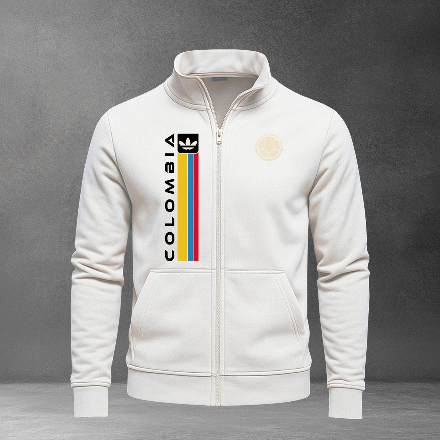 BUZO CUELLO ALTO COLOMBIA LOGO BORDADO