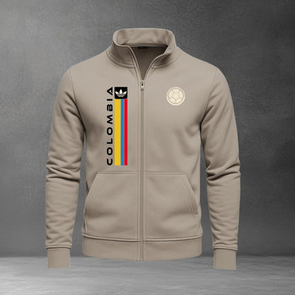 BUZO CUELLO ALTO COLOMBIA LOGO BORDADO